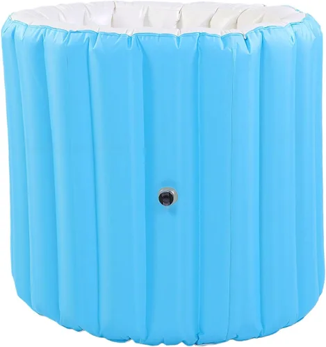 Miniatura 9 de AUNMAS Portable Bath Tub for Adults, Inflatable Bathtub with Air Pump Blow Up Cold Plunge Tub for Ice Bathing Outdoor