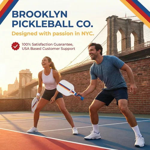 Miniatura 6 de Brooklyn Pickleball Co. – Carbon Fiber Pickleball Paddles – USAPA Approved, Honeycomb Core, Cushioned Grip, Lightweight Design – Single Paddles &