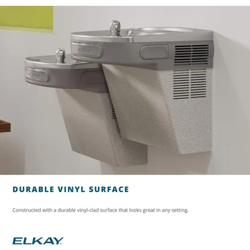 Miniatura 5 de Elkay LZS8L Fuente de agua ADA filtrada individual, enfriada, granito gris claro, 120V