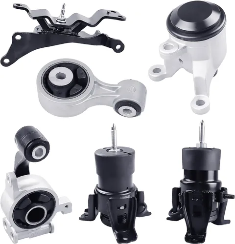 Miniatura 11 de Kit de montaje de motor y transmisión, 3 piezas, compatible con Nissan Sentra 1995-1999, 200SX 1995-1998 Reemplazar A6324 A6379 A6398
