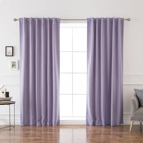 Miniatura 20 de Best Home Fashion cortina opaca con aislamiento térmico sólido para grifo, 215 centímetros de largo. Gris Oscuro
