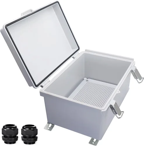 Miniatura 7 de Caja Eléctrica Impermeable a Prueba de Polvo Caja de Conexiones Resistente a la Intemperie IP67 Carcasa de Plástico ABS Caja de Proyecto