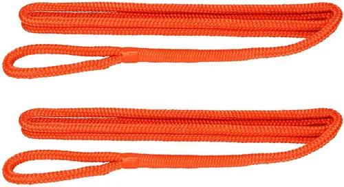 Miniatura 22 de Extreme Max 3006.2168 BoatTector Premium Línea de Guardabarros de Nailon de Doble Trenza Paquete de Valor de 2 - 3/8" x 6', Negro