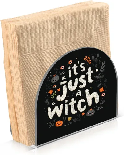 Miniatura 15 de Servilletero de otoño de gnomo negro para mesa, dispensadores de pañuelos acrílicos, servilleteros de cóctel para bodas, fiestas, eventos