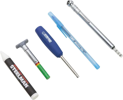 Miniatura 2 de STEELMAN Kit de inspección para técnicos de reparación de neumáticos, bolsa de nailon duradera con removedor de núcleo de válvula, medidor
