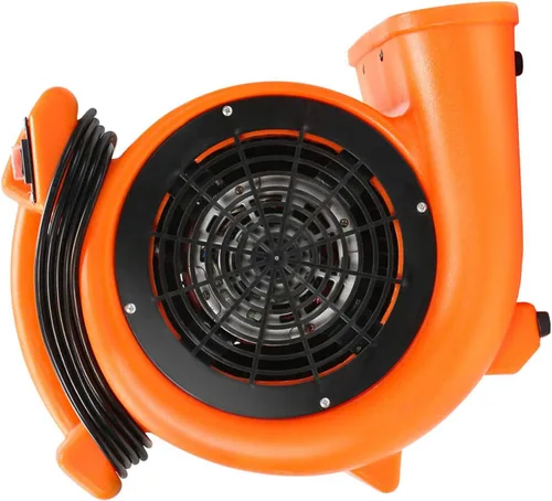 Miniatura 4 de Dryser 6pk Air Mover - Ventilador de piso industrial de 2 velocidades 1/2 HP - Ventilador de secado de alfombras naranja