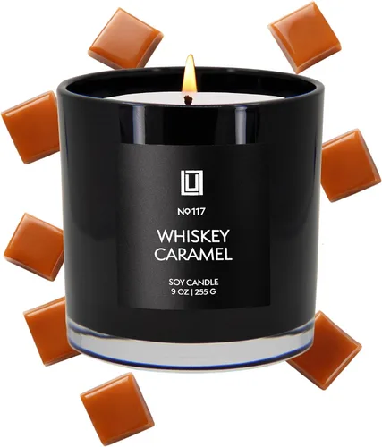 Miniatura 127 de Lulu Candles After Dark - Vela perfumada en tarro de soja de lujo de teca y caoba, vertida a mano en los Estados Unidos, Velas altamente perfumadas