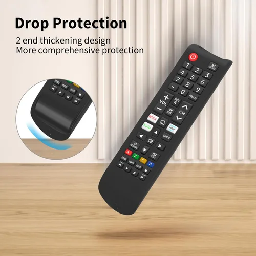 Miniatura 3 de Hi Color Funda de silicona para control remoto Samsung TV BN59-01315J, BN59-01315A, BN59-01199F - Funda protectora suave, duradera, antideslizante