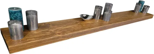 Miniatura 20 de joelsantiques Estantes flotantes de madera de 24 pulgadas para pared, 24 x 10 x 2 pulgadas, madera natural maciza de alta gama, soporte resistente
