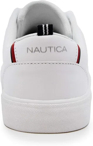 Miniatura 3 de Nautica Tenis bajos con cordones para niños y niños elegantes zapatos de vestir para jóvenes, ideales para tenis y caminar