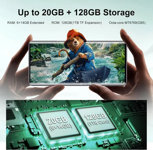 Miniatura 3 de FOSSIBOT S3Pro - Teléfono desbloqueado, 6.67 pulgadas AMOLED Dual Curvo Pantalla + 1.09 pulgadas Pantalla Trasera Teléfonos Celulares