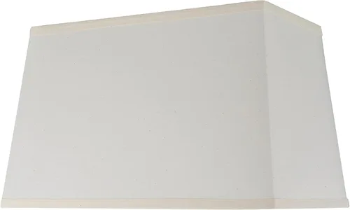 Miniatura 12 de Aspen Creative 32036 Pantalla de lámpara rectangular de estilo transicional con construcción de araña de forma rígida en color blanco hueso, 14