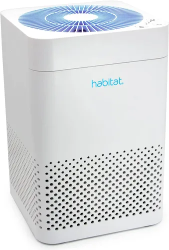 Habitat Sistema de filtración HEPA verdadero de 150 A, sensor de calidad del aire en tiempo real, cubre hasta 900 pies cuadrados, elimina el 99.97%