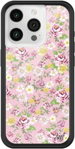 Miniatura 30 de Wildflower - Fundas compatibles con Apple iPhone 15 Pro Protector de goma negro, certificado de prueba de caída de 4 pies, propiedad de mujeres