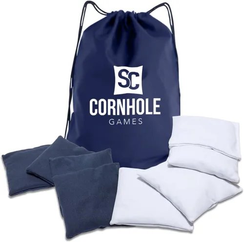 Miniatura 42 de Bolsas de cornhole resistentes al clima (juego de 8) - Tamaño/peso profesional de regulación (16 oz) - Uso en tableros de cornhole profesionales