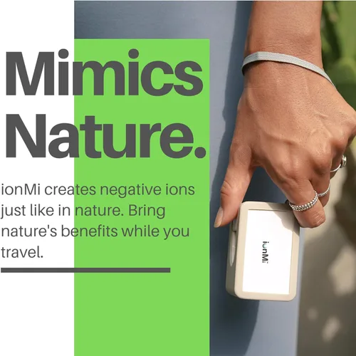 Miniatura 4 de IonPacific ionMi, 2-1 purificador de viaje ionizador negativo estacionario y portátil con la más alta salida – hasta 20 millones de iones