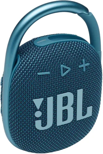 JBL Clip 4: Altavoz portátil con Bluetooth, batería incorporada, característica impermeable y a prueba de polvo Azul