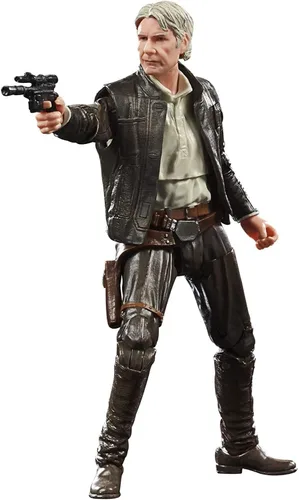 STAR WARS The Black Series Archive Han Solo Toy - Figura de acción coleccionable de 6 pulgadas a escala de The Force Awakens, juguetes para niños de