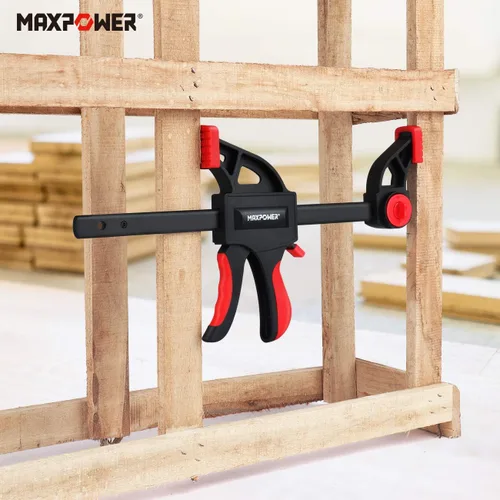 Miniatura 7 de MAXPOWER Abrazadera de barra de 24 pulgadas y esparcidor de 31 pulgadas para carpintería, juego de abrazaderas de madera de liberación rápida