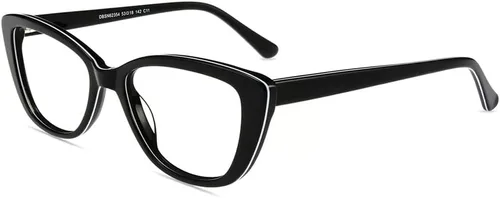 Miniatura 7 de Firmoo Lentes de lectura para computadora con bloqueo de luz azul, marco de acetato de ojo de gato vintage para mujer, 0.5 x 3.0 x