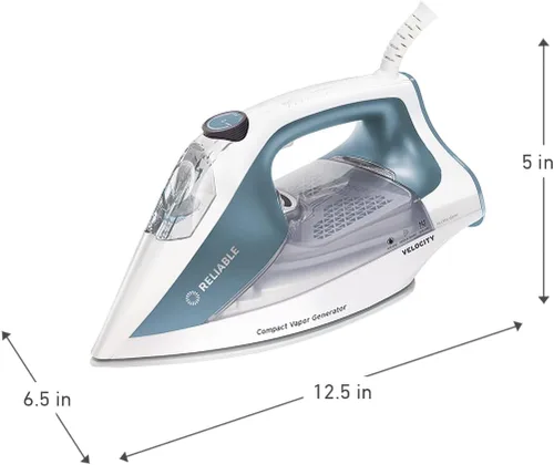 Miniatura 6 de Reliable Velocity - Plancha de vapor 180IR para costura, acolchado y ropa, generador de vapor compacto de 1800 vatios, vapor continuo sin fugas