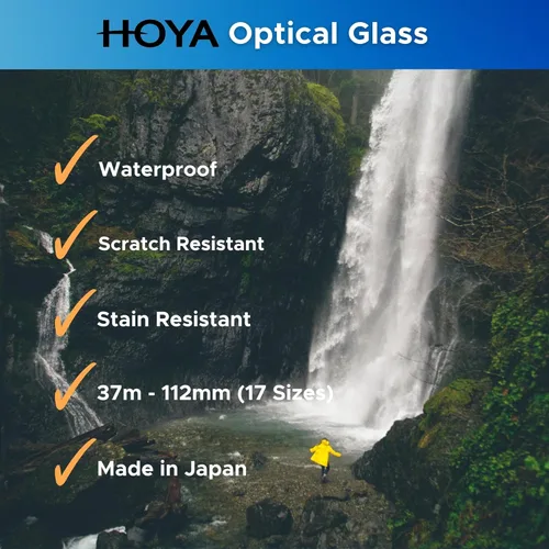 Miniatura 3 de Hoya Filtro UV antiestático EVO de 1.457 in — Filtros de cámara con revestimiento SMC de 16 capas, 0.118 in de grosor, vidrio óptico UV para una