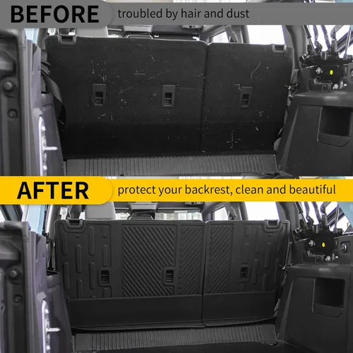 Miniatura 2 de Tapete de carga compatible con Ford Bronco 2021, 2022, 2023, 2024, 2025, protector de asiento trasero, forro de carga para maletero y accesorios