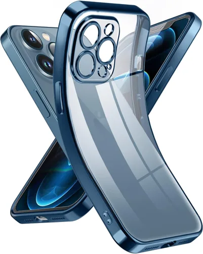 Miniatura 78 de Supdeal Funda transparente para iPhone 13 Pro, no amarillea, protección de cámara, probada en caídas de grado militar, transparente, a prueba