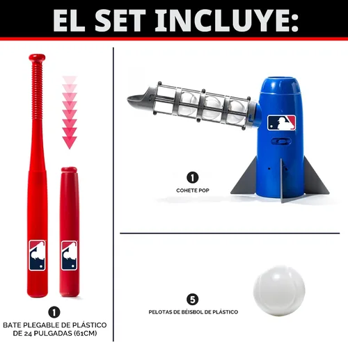 Miniatura 2 de Franklin Sports Pop Rocket Baseball Hitting Training Aid