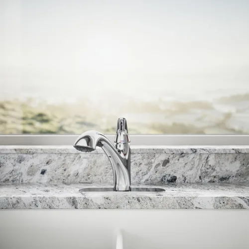 Miniatura 5 de KOHLER 30612-CP Jolt - Grifo extraíble para fregadero de cocina, cabezal rociador de dos funciones, control táctil, 1.5 GPM, diseño elegante, cromo