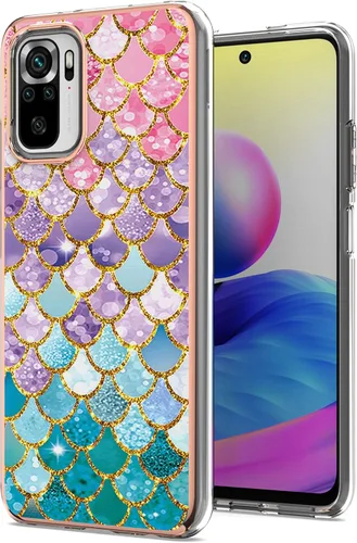 Miniatura 420 de Funda compatible con Redmi Note 10S 4G, compatible con Xiaomi Redmi Note 10 4G para teléfono móvil TPU funda LSB