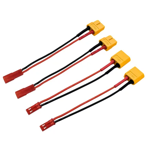 Miniatura 2 de 2 pares de adaptadores de conectores de batería Lipo JST a XT60 macho hembra para RC FPV Racing Drone Multicopter Quadcopter Gimbal Cámara aérea RC
