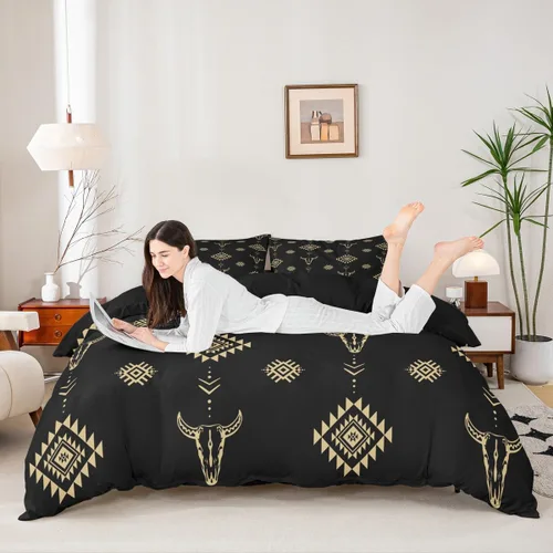 Miniatura 34 de Funda de edredón con estampado de extraterrestre, juego de ropa de cama de nave espacial para niños y niñas, decoración de habitación