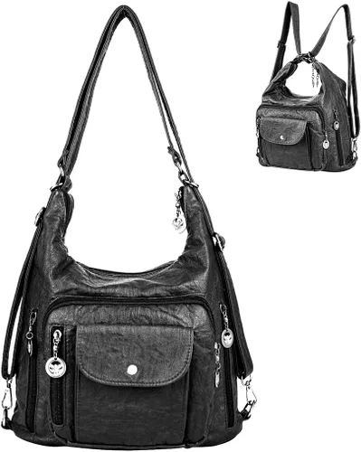Bolsos Hobo para mujer, bolso grande y bolsos de mano de piel sintética suave para mujer, bolsos de hombro con múltiples bolsillos bolsa cruzada