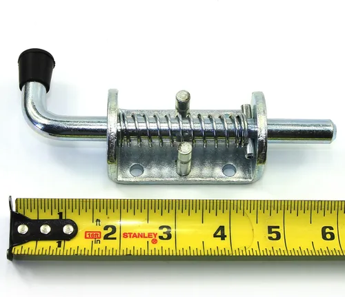 Miniatura 4 de WorldPac Paquete de 2 pasadores de resorte de 1/2 pulgadas para puerta de remolque utilitario, resistente