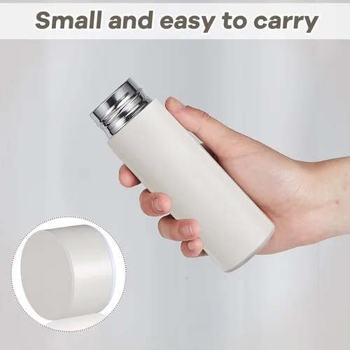 Miniatura 3 de Irenare Mini botella de agua de 5 onzas, mini botella de acero inoxidable aislada para botella de agua, bonita botella a prueba de fugas, mantiene
