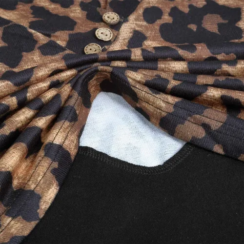Miniatura 4 de QUINEE sudadera con capucha para mujer de manga larga a cuadros, bloque