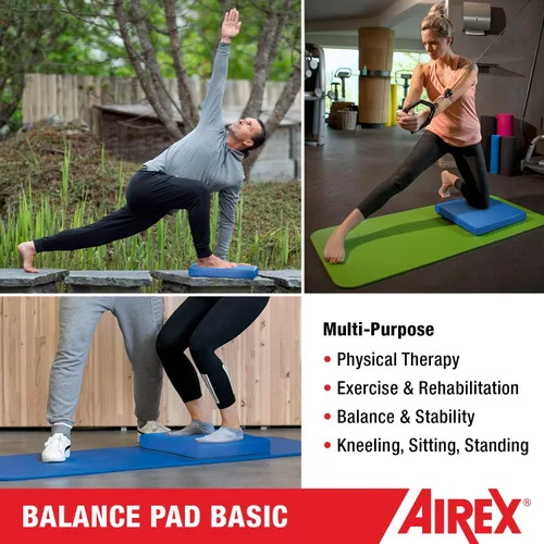 Miniatura 3 de AIREX Almohadilla de Equilibrio – Entrenador de Estabilidad para Equilibrio, Estiramiento, Terapia Física, Ejercicio, Movilidad, Rehabilitación
