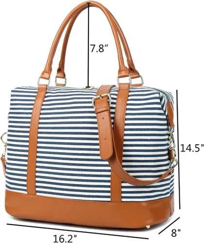 Miniatura 5 de CAMTOP- Bolso de viaje para mujer, de lona, para equipaje de mano), 6050