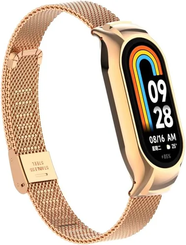 Miniatura 2 de HOPMC Correa de reloj compatible con Xiaomi mi Band 8 correas ajustables con hebilla de metal impermeable correa de repuesto accesorios