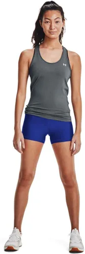 Miniatura 4 de Under Armour - Pantalones cortos HeatGear, tiro medio, para mujer