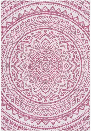 Miniatura 49 de SAFAVIEH Alfombra lavable para exteriores, colección Courtyard - Pasillo de 2.3 x 8 pies, color beige claro y marrón claro, no desprende pelusa