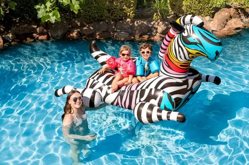 Miniatura 13 de Poolmaster Flotador de piscina Jumbo Rider, cisne, blanco, extra grande