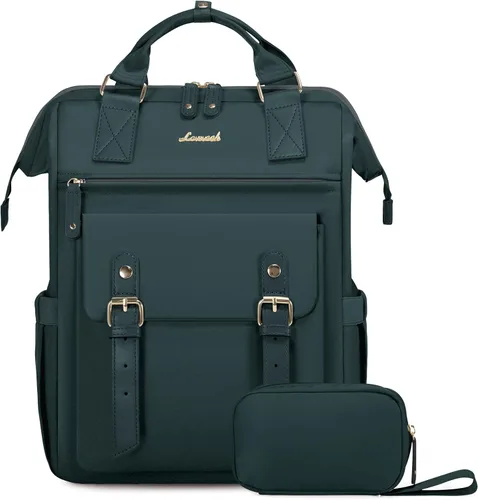 Miniatura 26 de LOVEVOOK - Mochila para laptop, para viaje de trabajo, bolso de enfermera, profesor, médico, viajero, para computadora de negocios, mochila