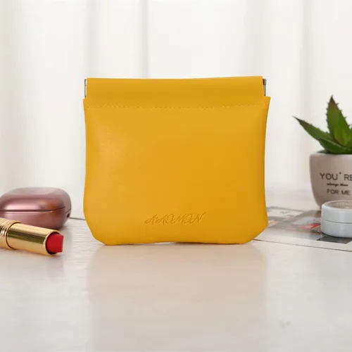 Miniatura 2 de Mini monedero de cuero para mujer, cambios, tarjetero, bolsa pequeña, 3 Colores, Portatarjetas Mini Monedas