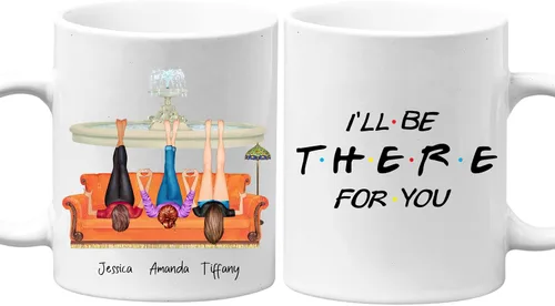 Miniatura 7 de Taza de café personalizada para mejores amigos, regalos de amistad, regalo de cumpleaños, tazas de café para mejores amigas para mujeres, niñas