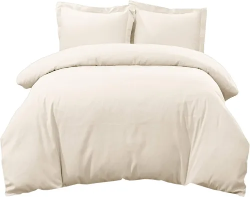 Miniatura 3 de Royal Hotel Bedding Funda nórdica de 300 hilos, 3 piezas, 100% algodón, tejido percal superior, 100% algodón