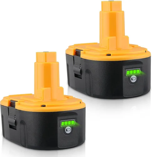 Paquete de 2 baterías de repuesto de 6.0Ah para DeWalt de 18 V, compatibles con baterías DeWalt DC9096 DC9098 DW9095 DW9096 DW9098