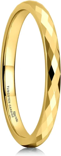 King Will Anillo de boda de carburo de tungsteno para hombres y mujeres, anillo de promesa para pareja de 0.079 pulgadas, 0.176 pulgadas,