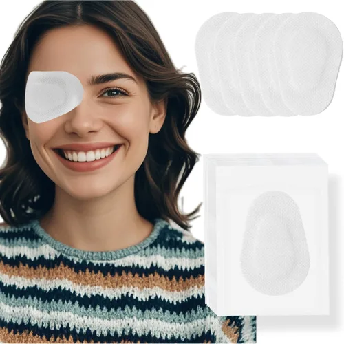 Miniatura 21 de 20 parches adhesivos para los ojos para niños, parche médico desechable transpirable para ambliopía ojo perezoso, vendajes adhesivos sin látex